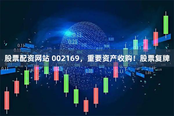 股票配资网站 002169，重要资产收购！股票复牌